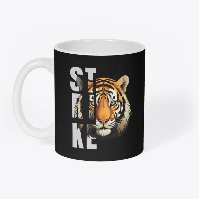 Tiger Face “STRIKE” T-shirt 🐅🔥