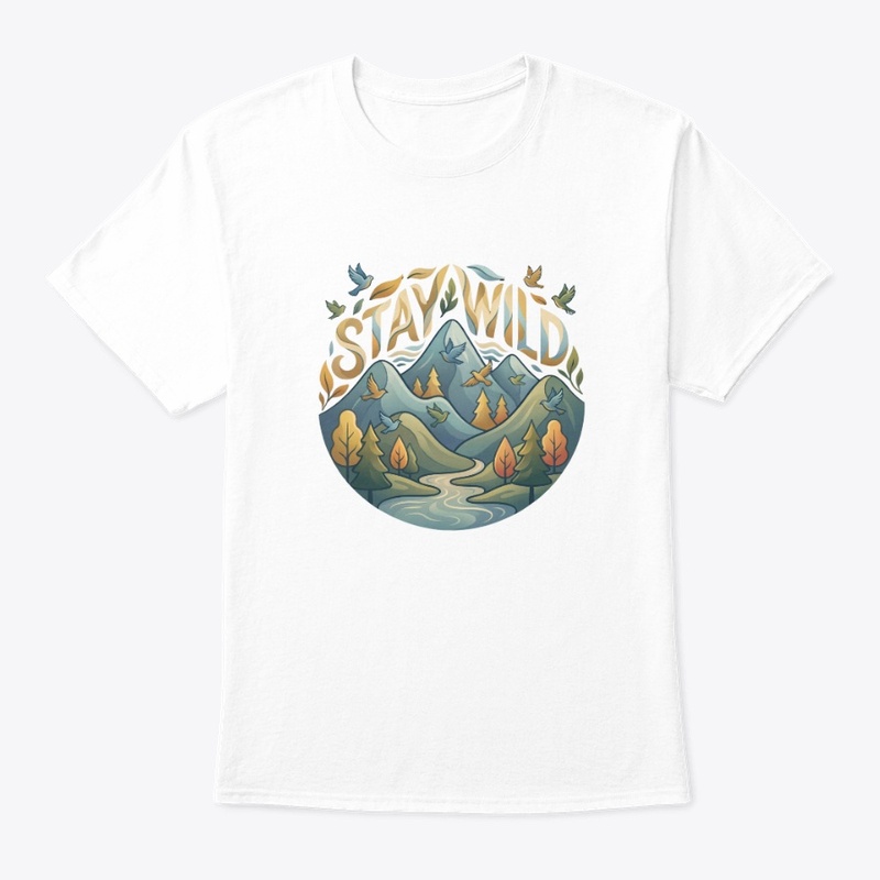 Nature Lovers Stay Wild Graphic Tee