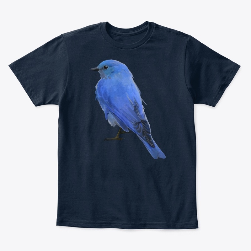 small blue bird
