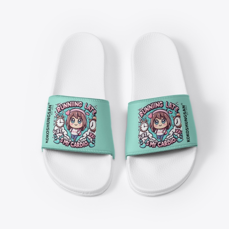 Cardio Chic Slides: Runway-Ready Comfort