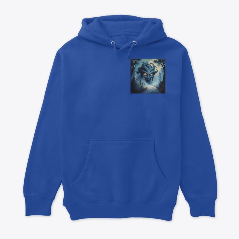 Blue colour t shirt with graphics 