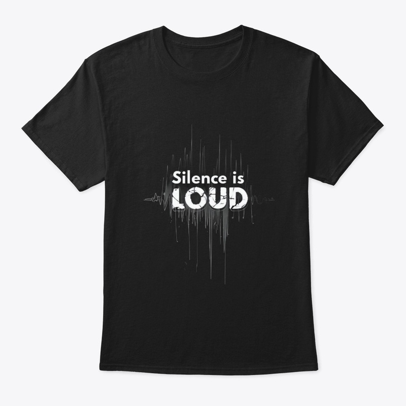 Silence is Loud - Abstract Line Art