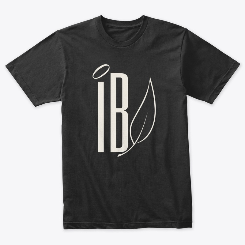 iBeleaf White Logo Tee