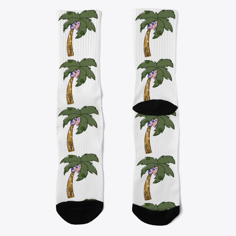 bros palm tree sox