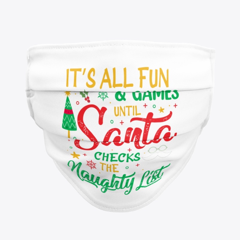 SANTA CHECKS THE NAUGHTY LIST ACESSORIES