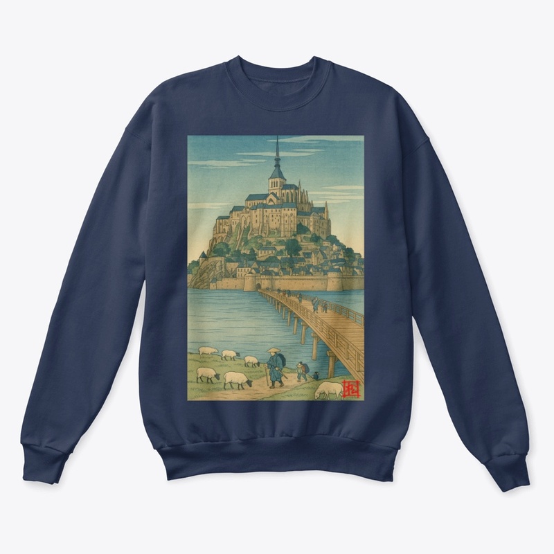 Mont Saint Michel - Utagawa Style