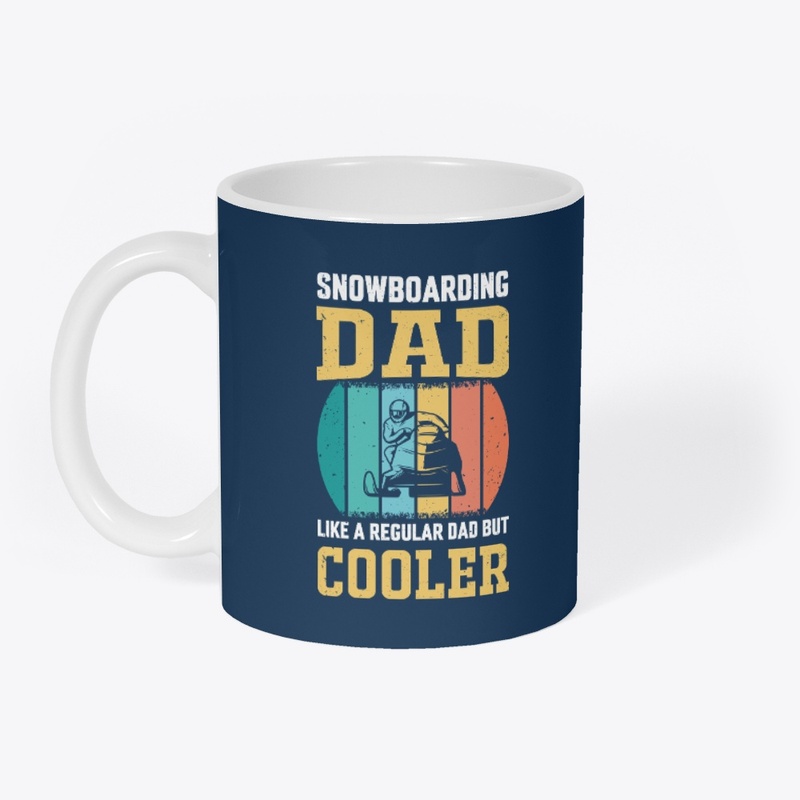 Snowboarding Dad Like A Regular Dad Tee