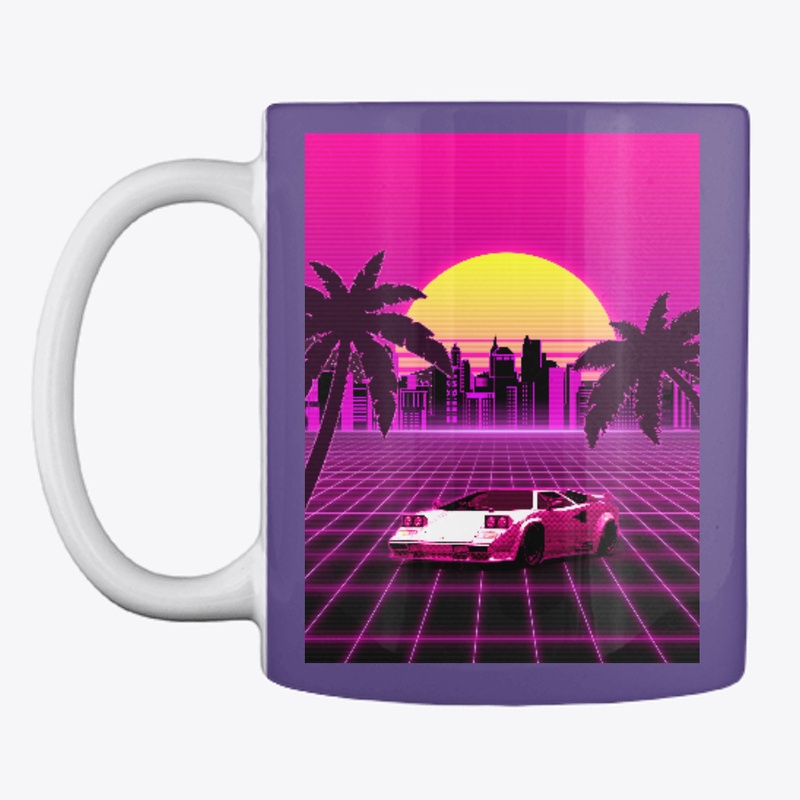 Retro sunset