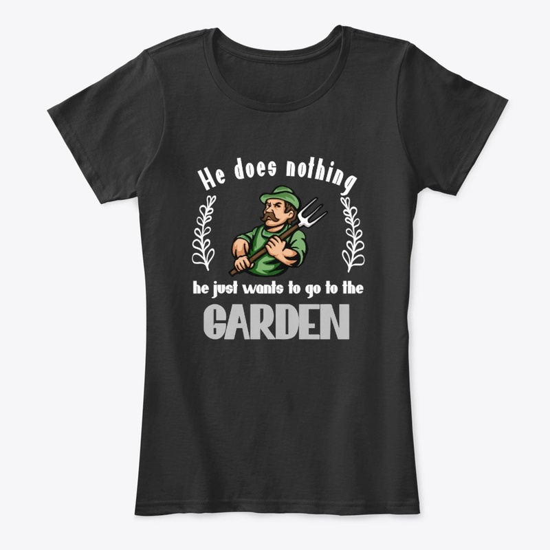 Gardener just wants to go to the garden.