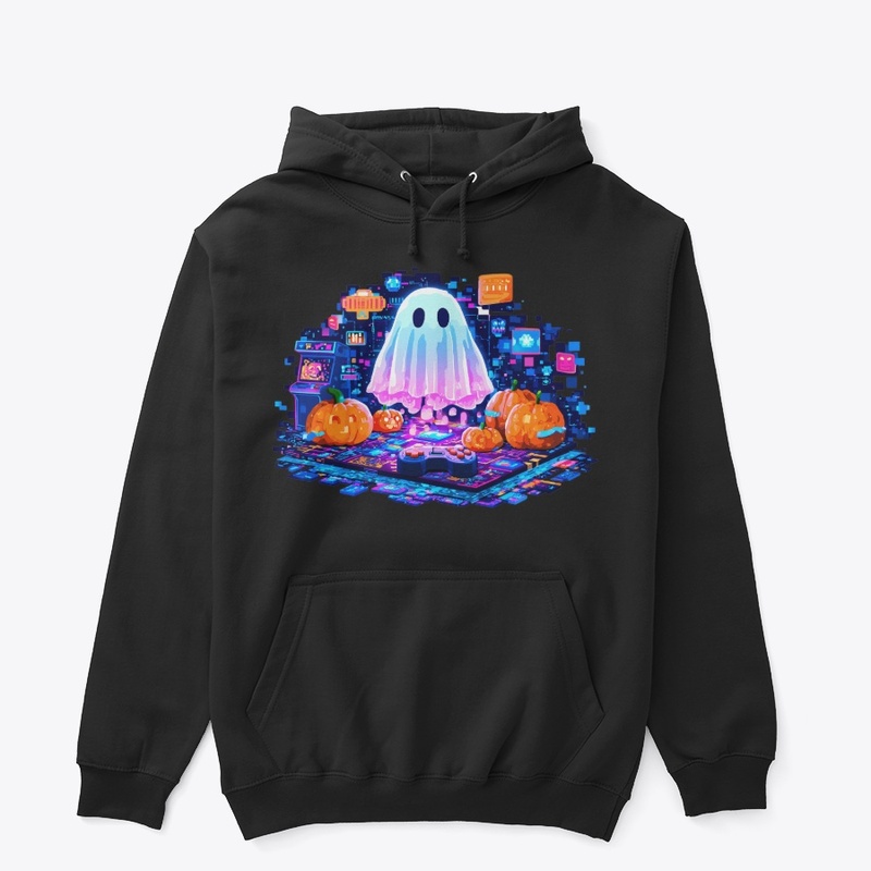 Halloween Gamer Ghost Art