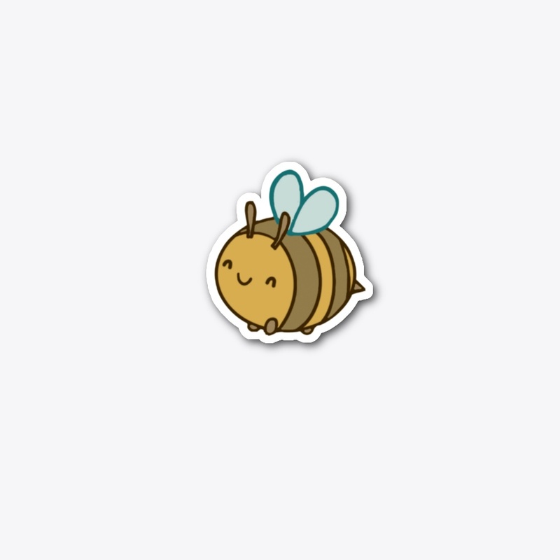 Happy Honey Bee Sticker