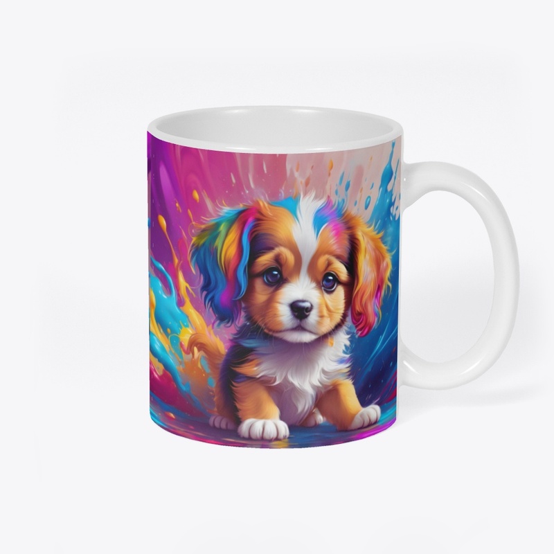Colorful Splash Puppy - PG18
