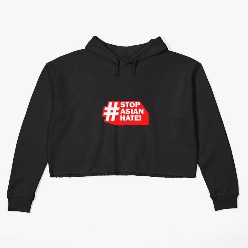 hashtag stop asian hate crop top