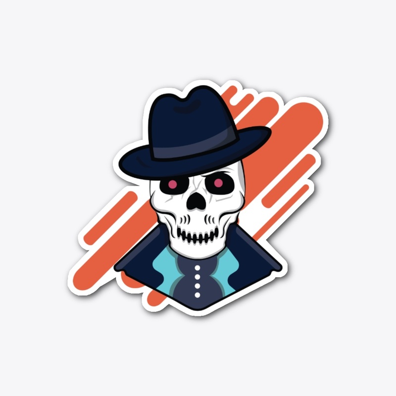 Mafia Skull Design.
