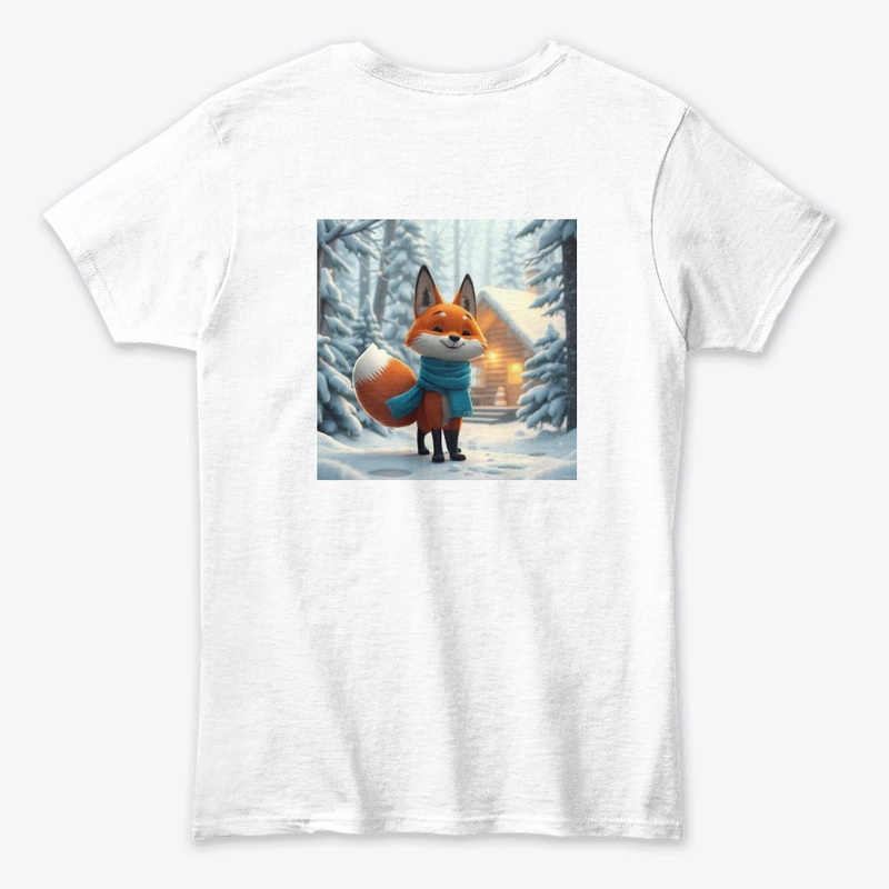Playful Fox in Winter Wonderland