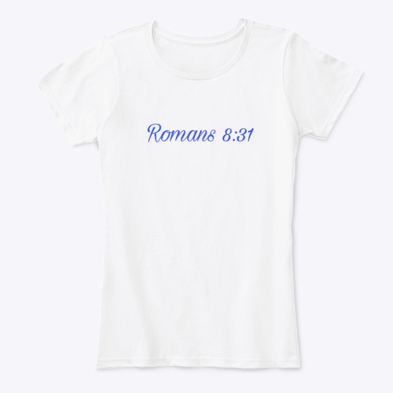 Romans 8:31 (Blue)