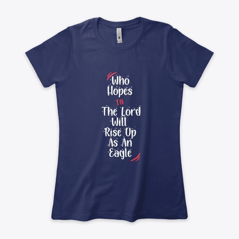 Who Hopes IN The Lord ( White )