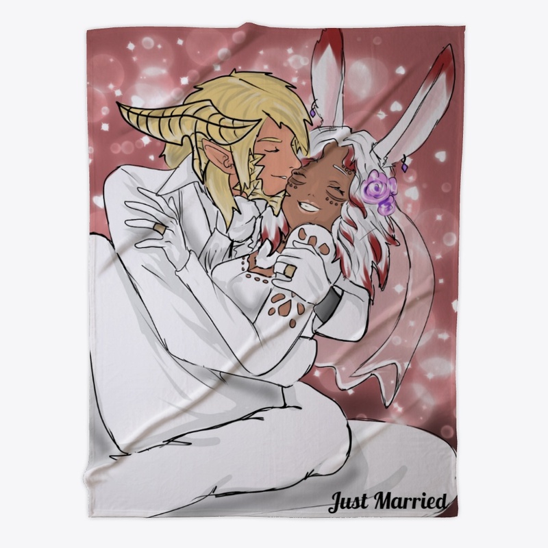 Just married throwover