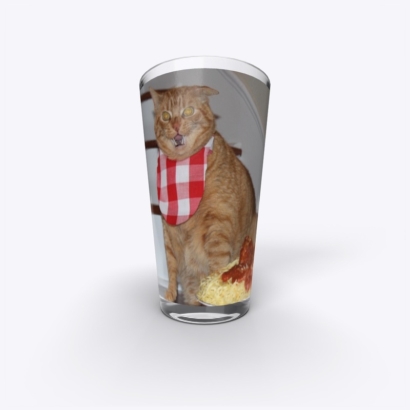 Pastacat48 Pint Glass