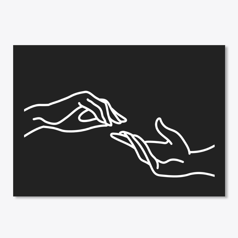 Almost touching hands