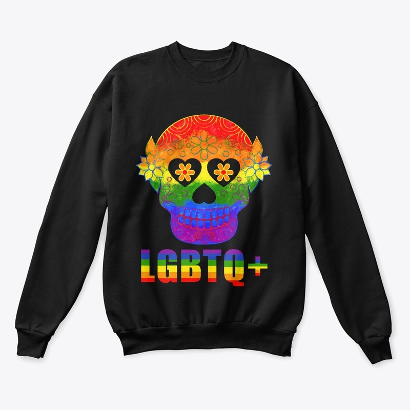 Pride LGBTQ+ Skull T shirts