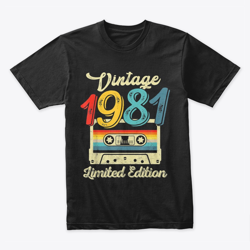 Vintage 1981 Limited Edition 40Th Birthd