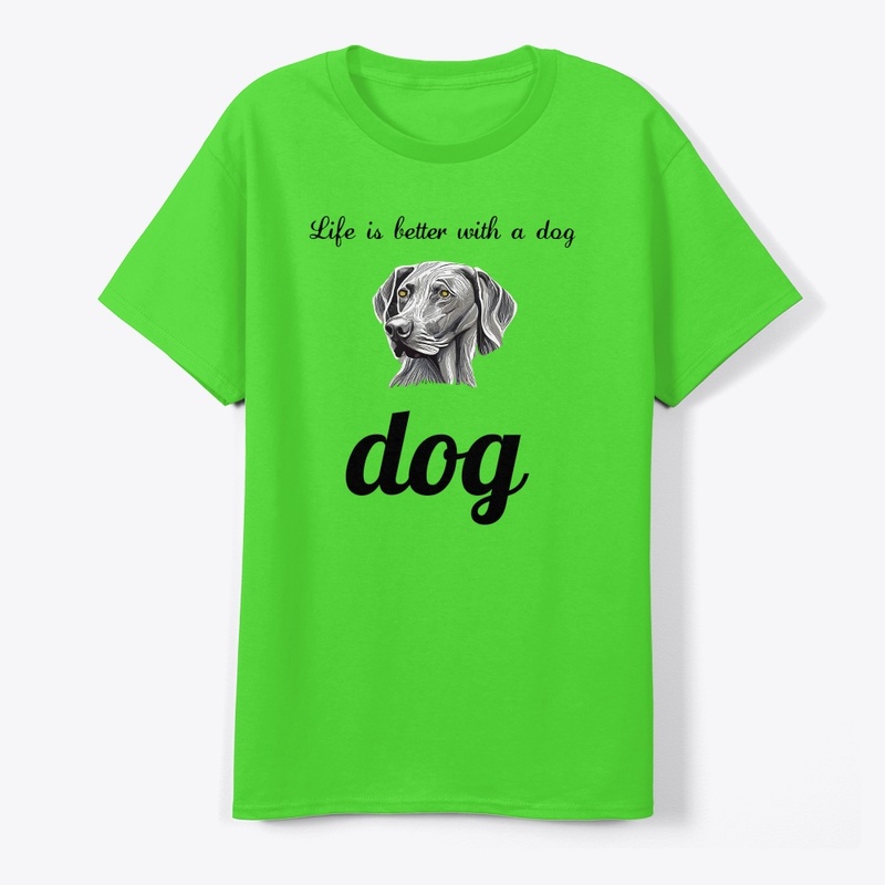 Clothes with a picture of a dog