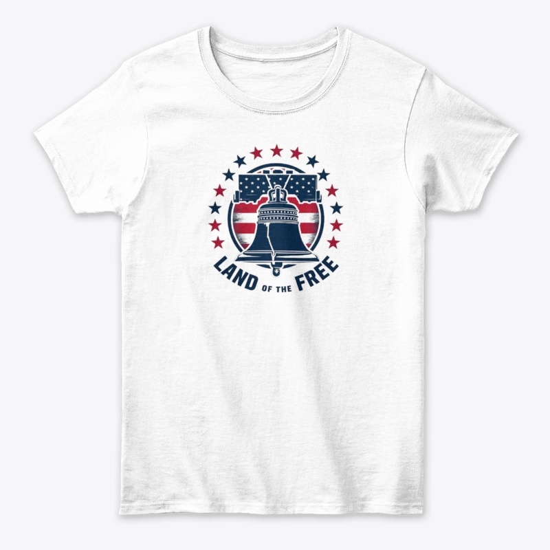 American flag liberty bell tshirt design