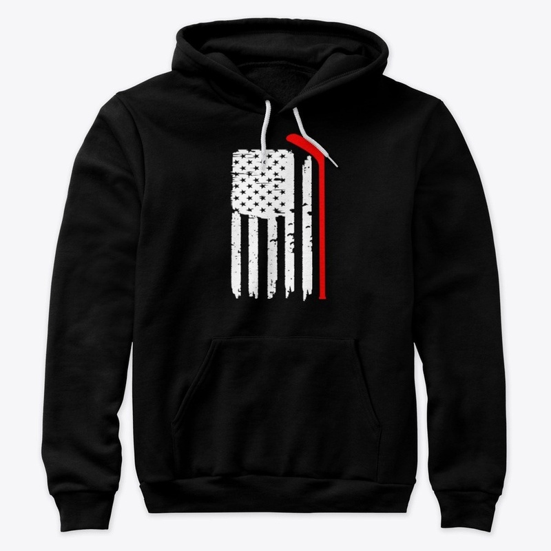 American Flag Hockey USA Patriotic Gift 