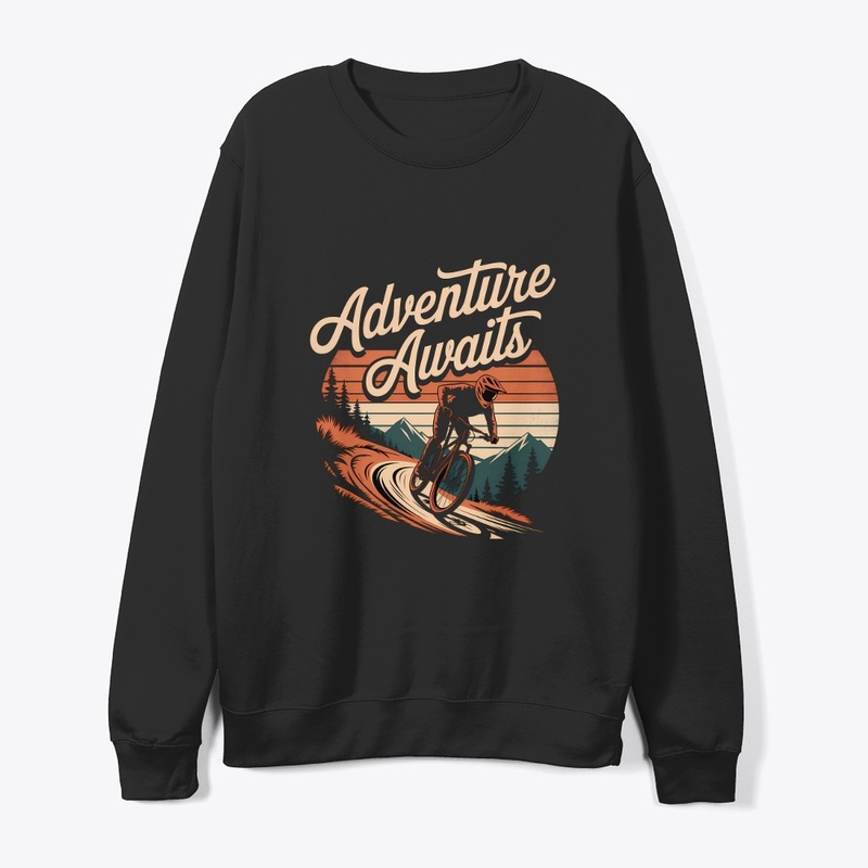  Mountain Biker Adventure Awaits Graphic