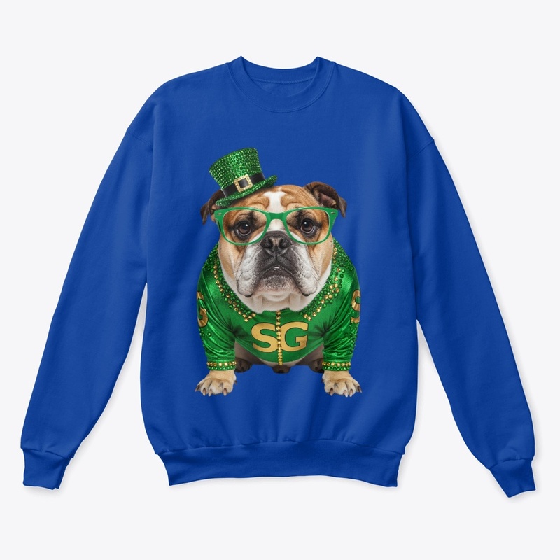 Funny St. Patrick's Bulldog