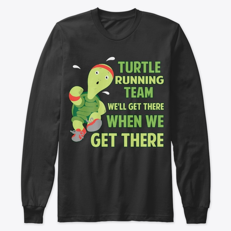 Turtle Running Team Funny Gift