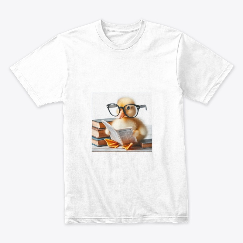 Duck wearing glasses 