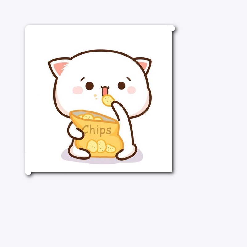 Chip Cat Stickers
