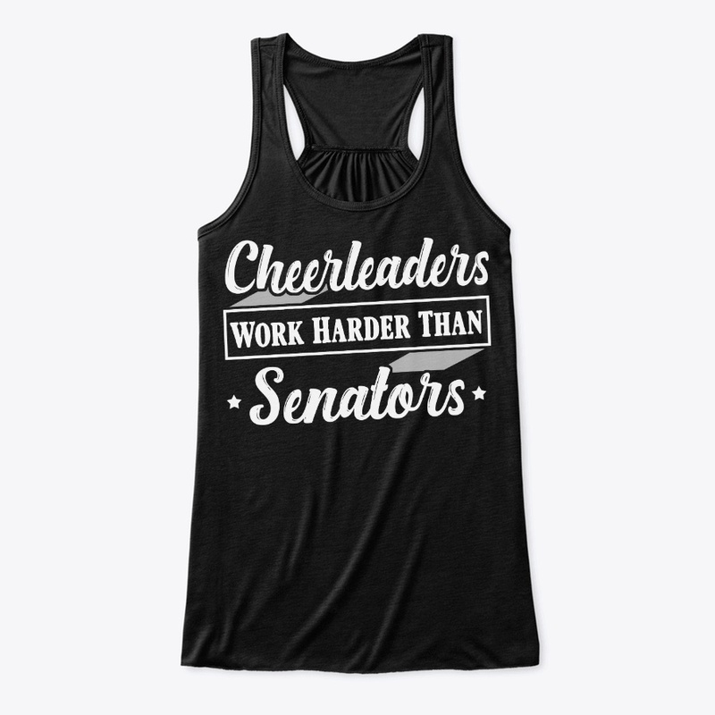 Funny Cheerleader Gift Work Harder