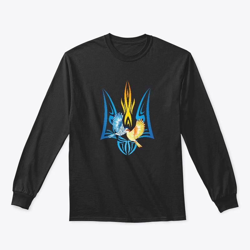 Ukrainian Trident With Birds