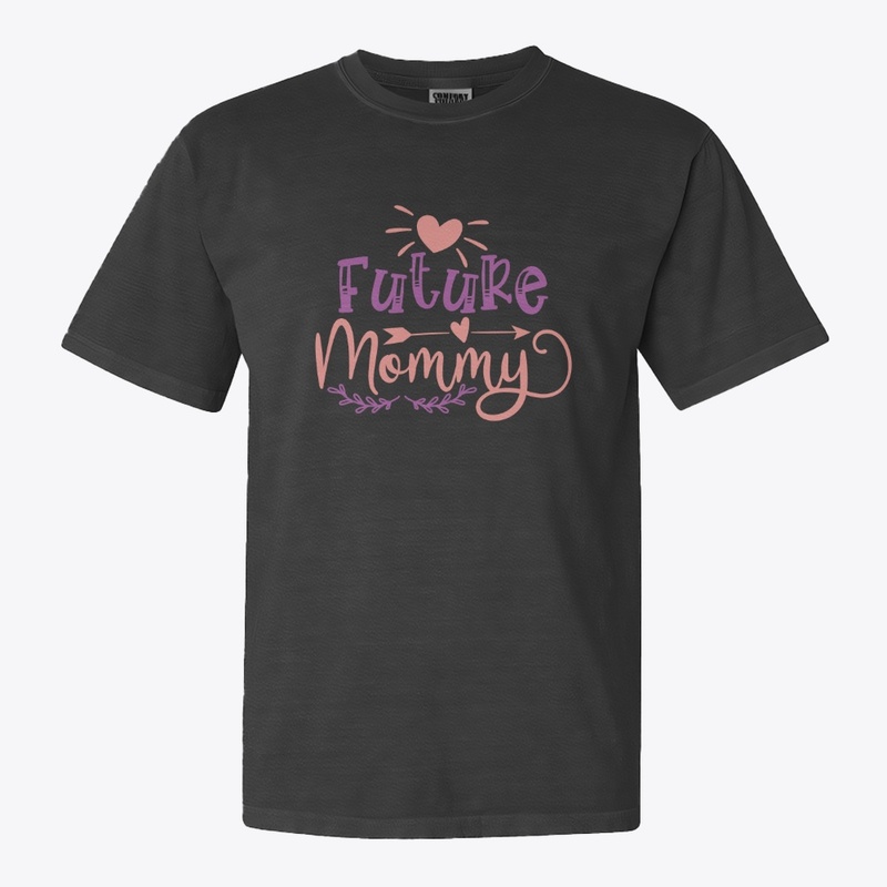 Future Mommy Funny Graphic T-Shirt