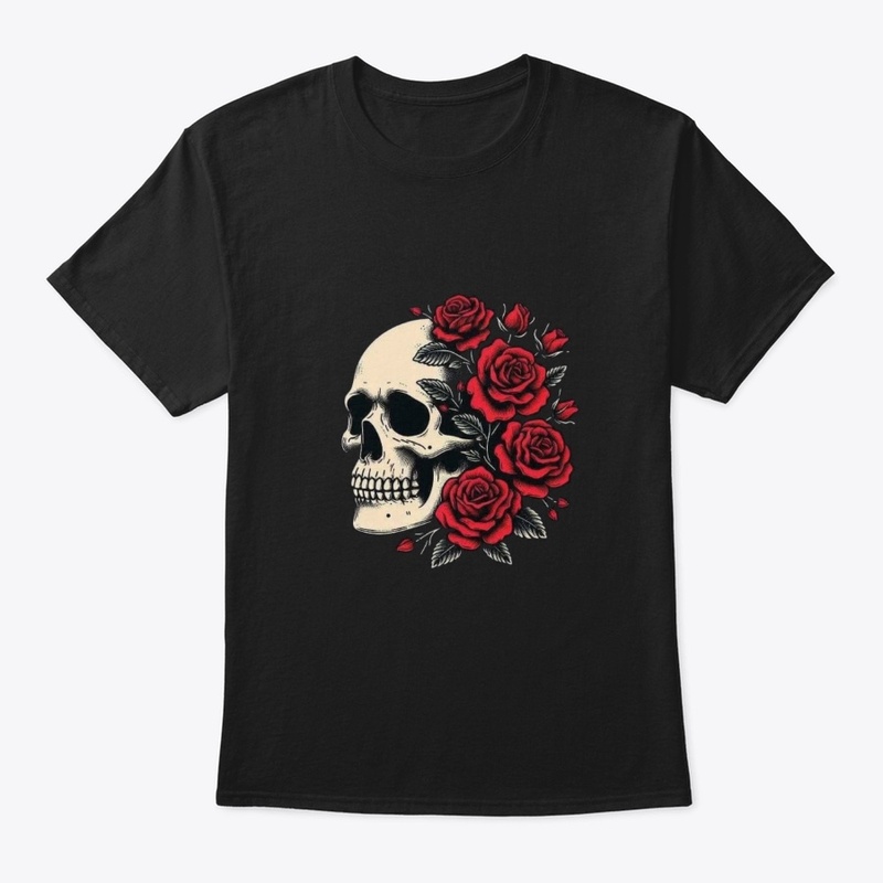 Skull & Roses Graphic Shirt