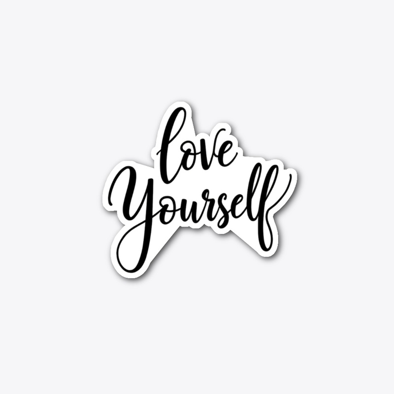 “Love Yourself” Handwritten Elegance Tee