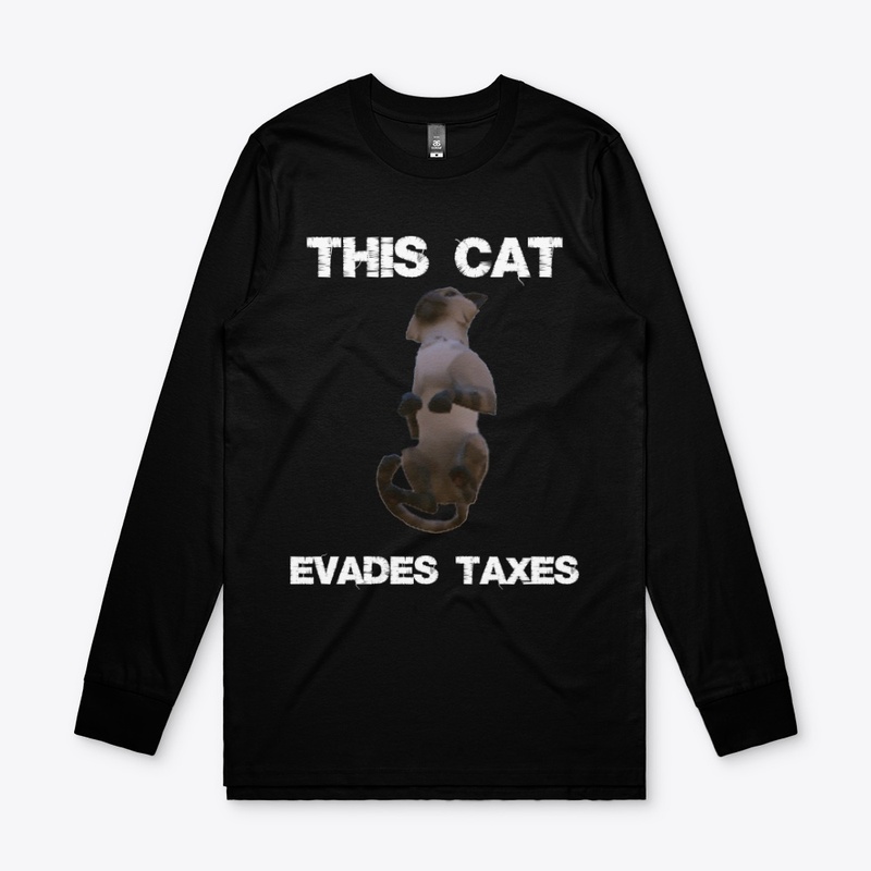 This cat evades taxes