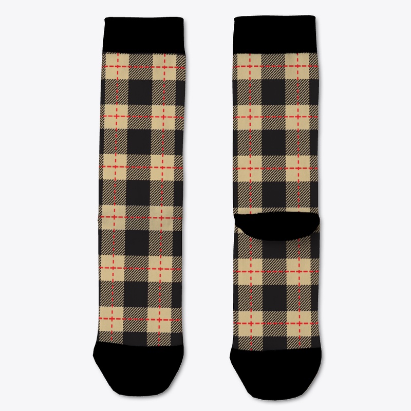 Tartan plaid socks