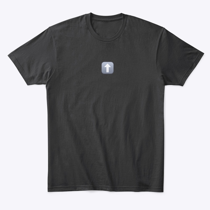 Up arrow (top) T-shirt 