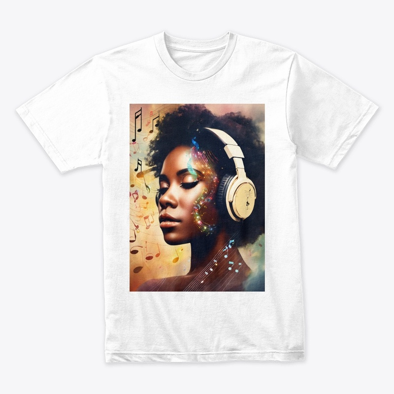  Masterpiece: Music Art Graphic T-shirt