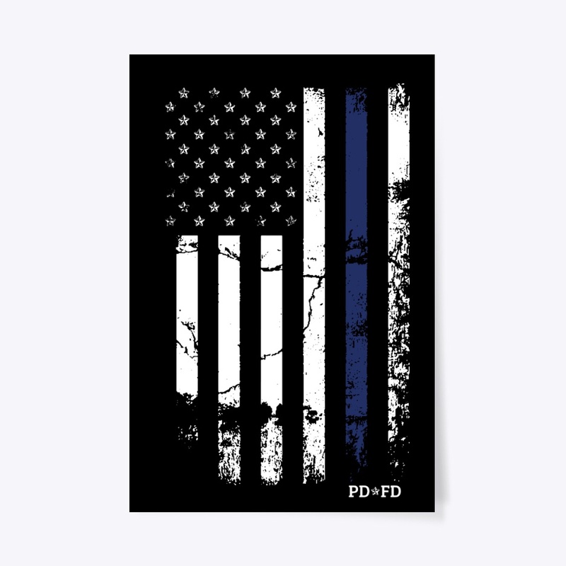 Blue Line Flag