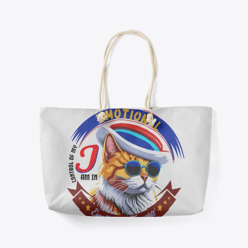 Emotional Cute Cat T-shirt Design