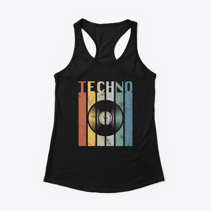 Techno Vintage Multicolor Stripes Vinyl