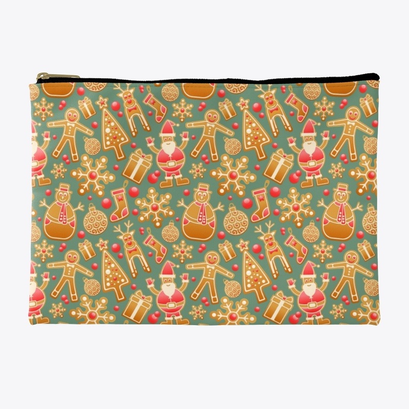 Cute Christmas pattern with santa 