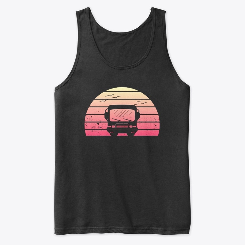 Classic Motorhome Silhouette Sunset Gift