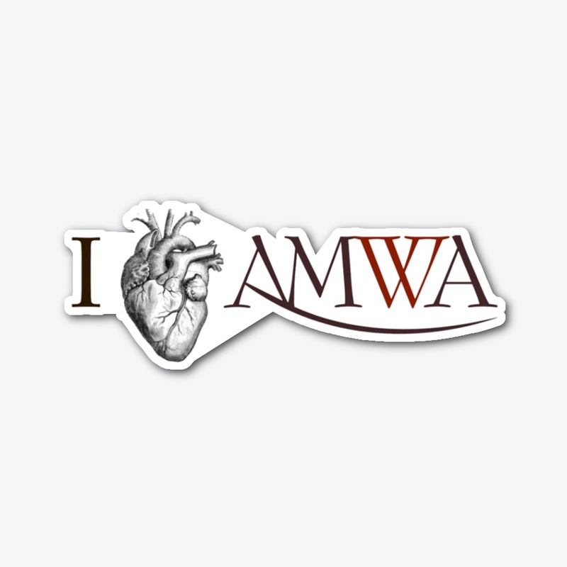 I Heart AMWA Sticker