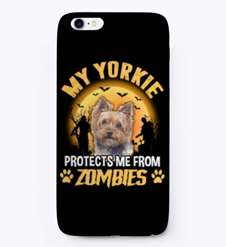 Halloween Yorkie Lover Gift Protect Me